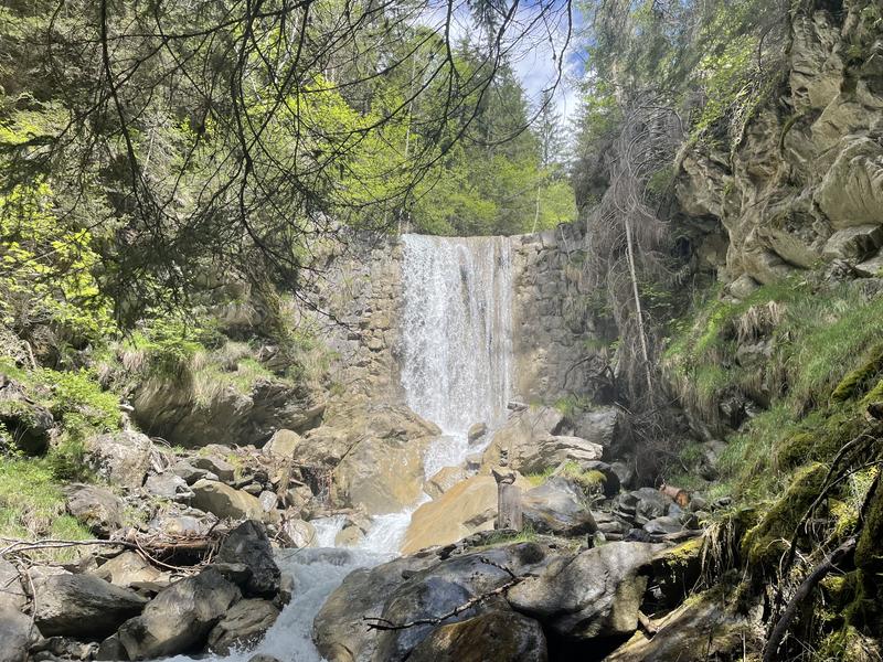 Cascade du Bonrieu sur le chemin de la boucle des hameaux - Bozel
