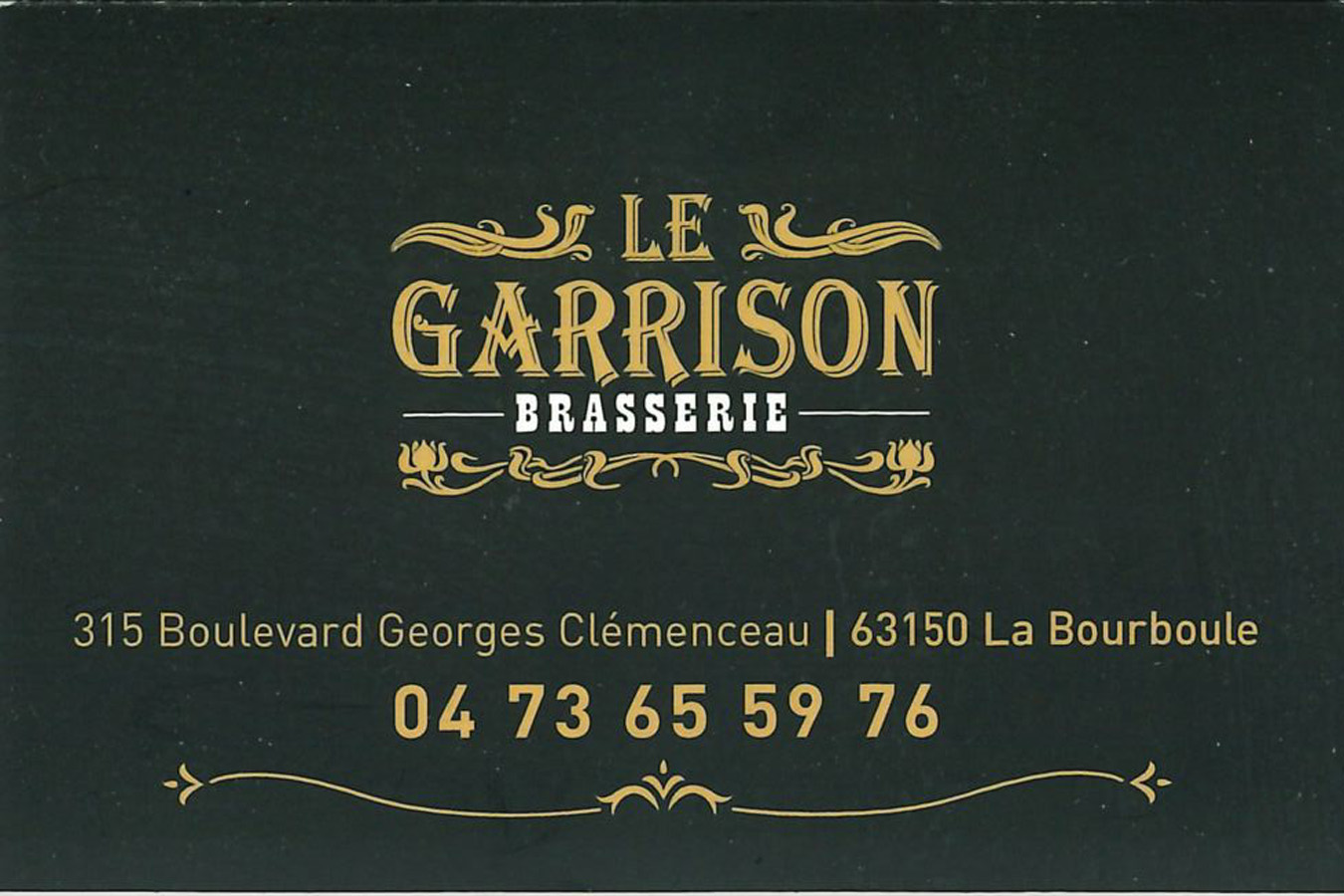 Bar - Brasserie Le Garrison