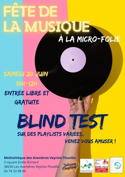 Fête de la musique : blind test à la Micro-Folie_Les Avenières Veyrins-Thuellin