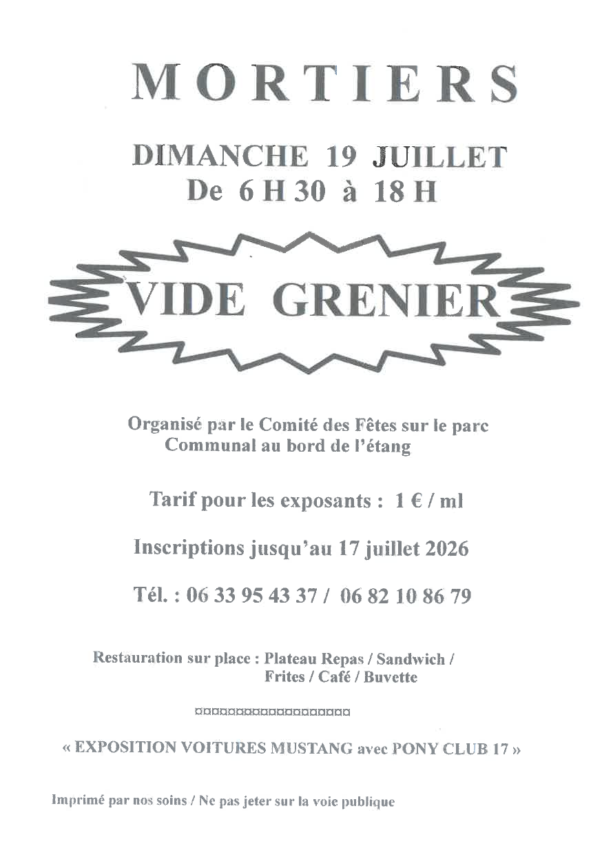 Vide grenier