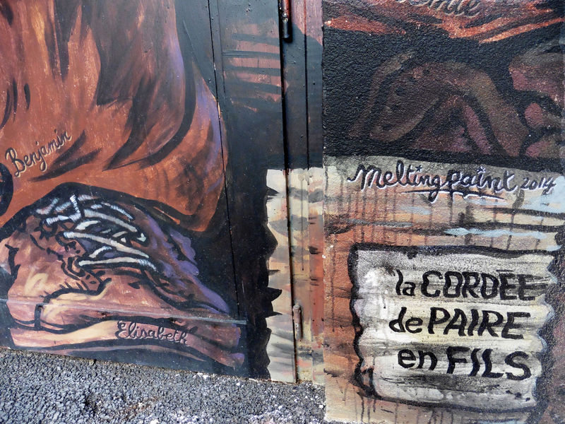 Art Vache : La Cordée de paire en fils