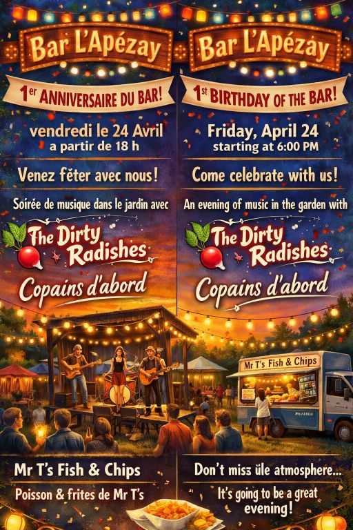 Venez fêter notre anniversaire avec nous !_Paizay-Naudouin-Embourie