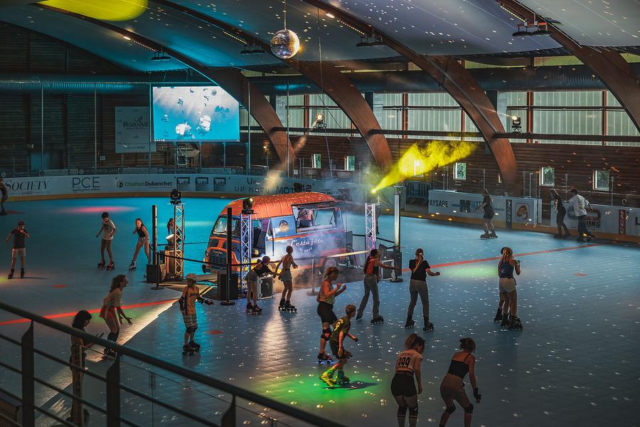 Soirée closing roller party_Roanne