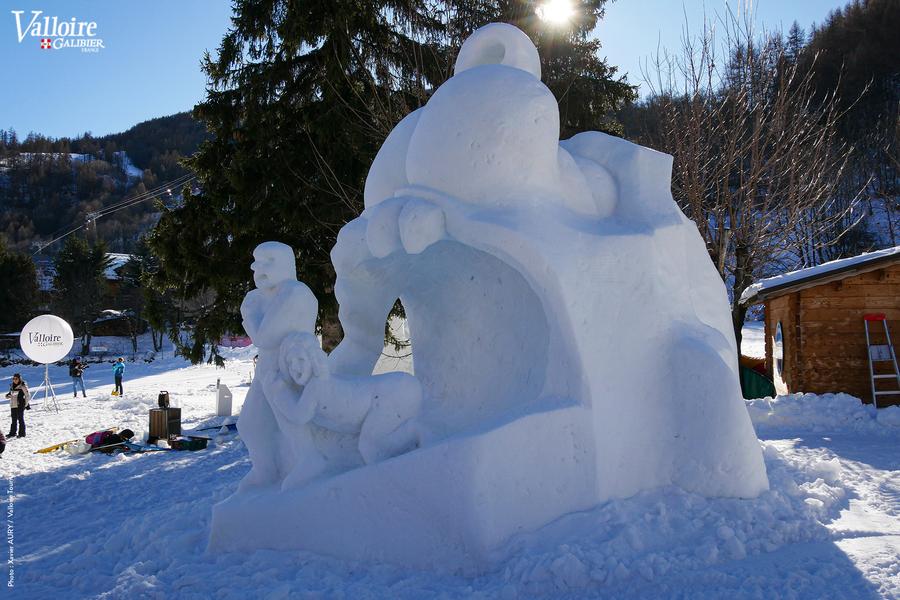 Concours international de Sculpture sur Neige_Valloire