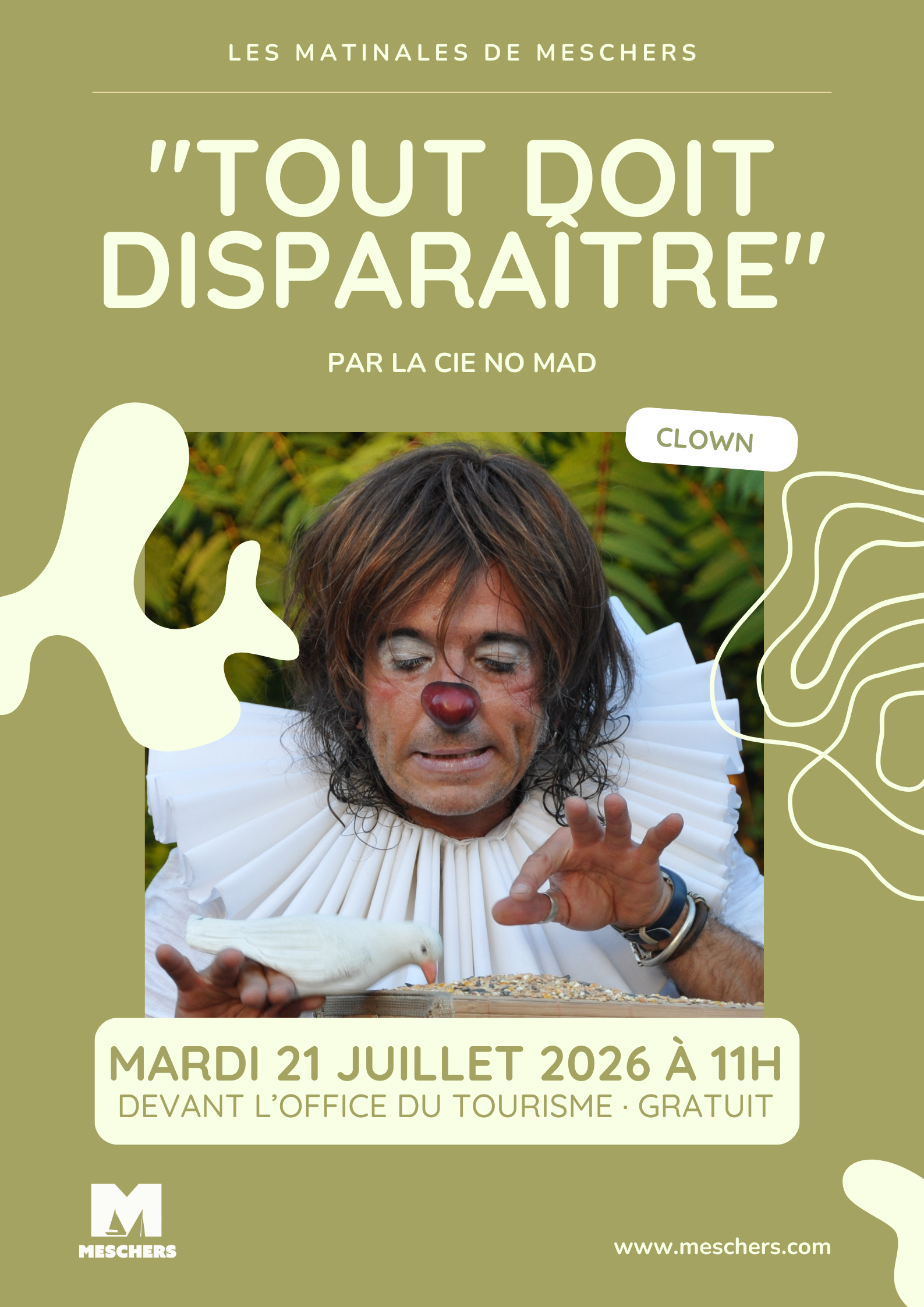 Spectacle de rue "Monsieur Pif : Tout doit disparaître"