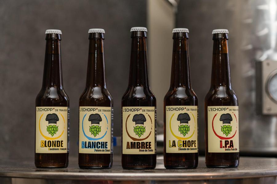 Micro-brasserie L'Echopp' de Travers, producteurs des Balcons du Dauphiné, en Nord Isère, à une heure de Lyon
