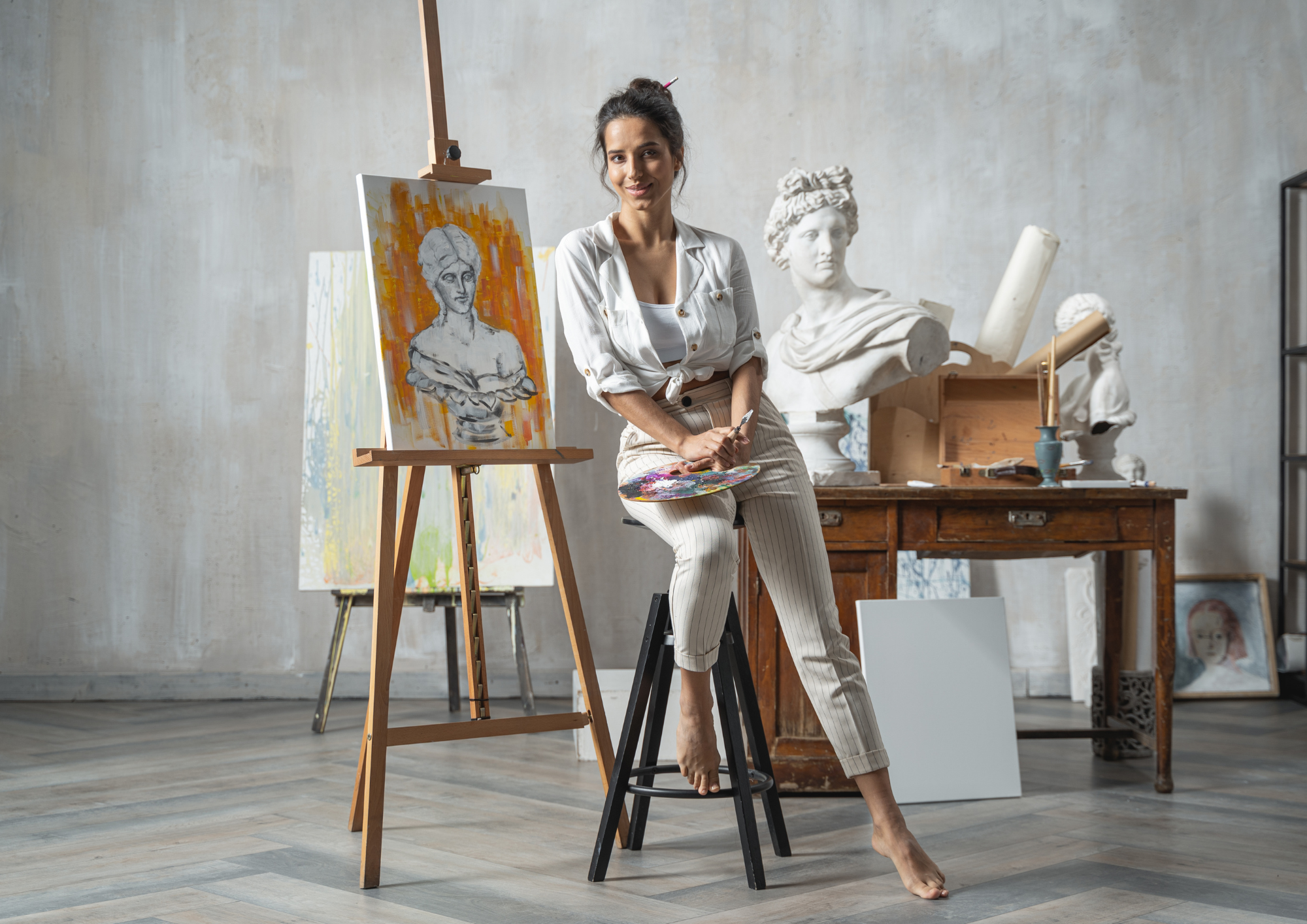 Métiers du monde "Les artistes exposent pendant les JEMA" - La Tourette