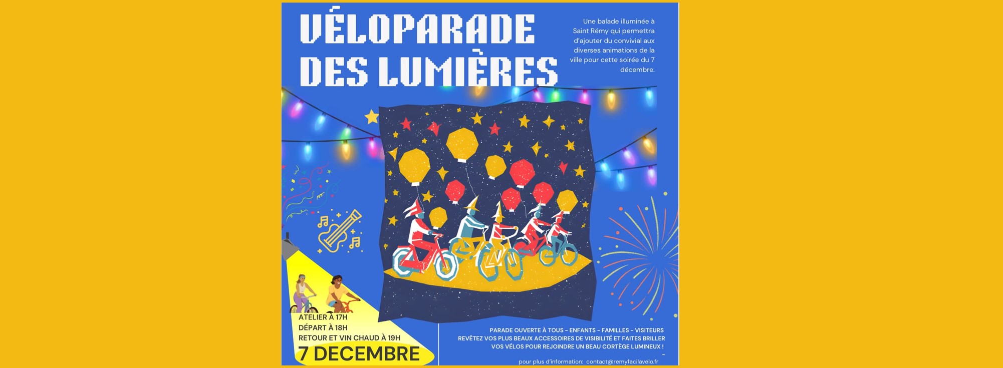 Véloparade des Lumières à Saint-Rémy-de-Provence