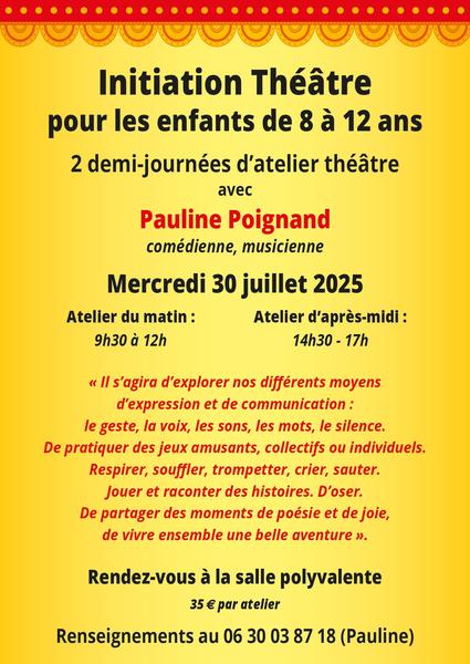 Initiation au théâtre pour les enfants de 8 à 12 ans_Saint-Véran