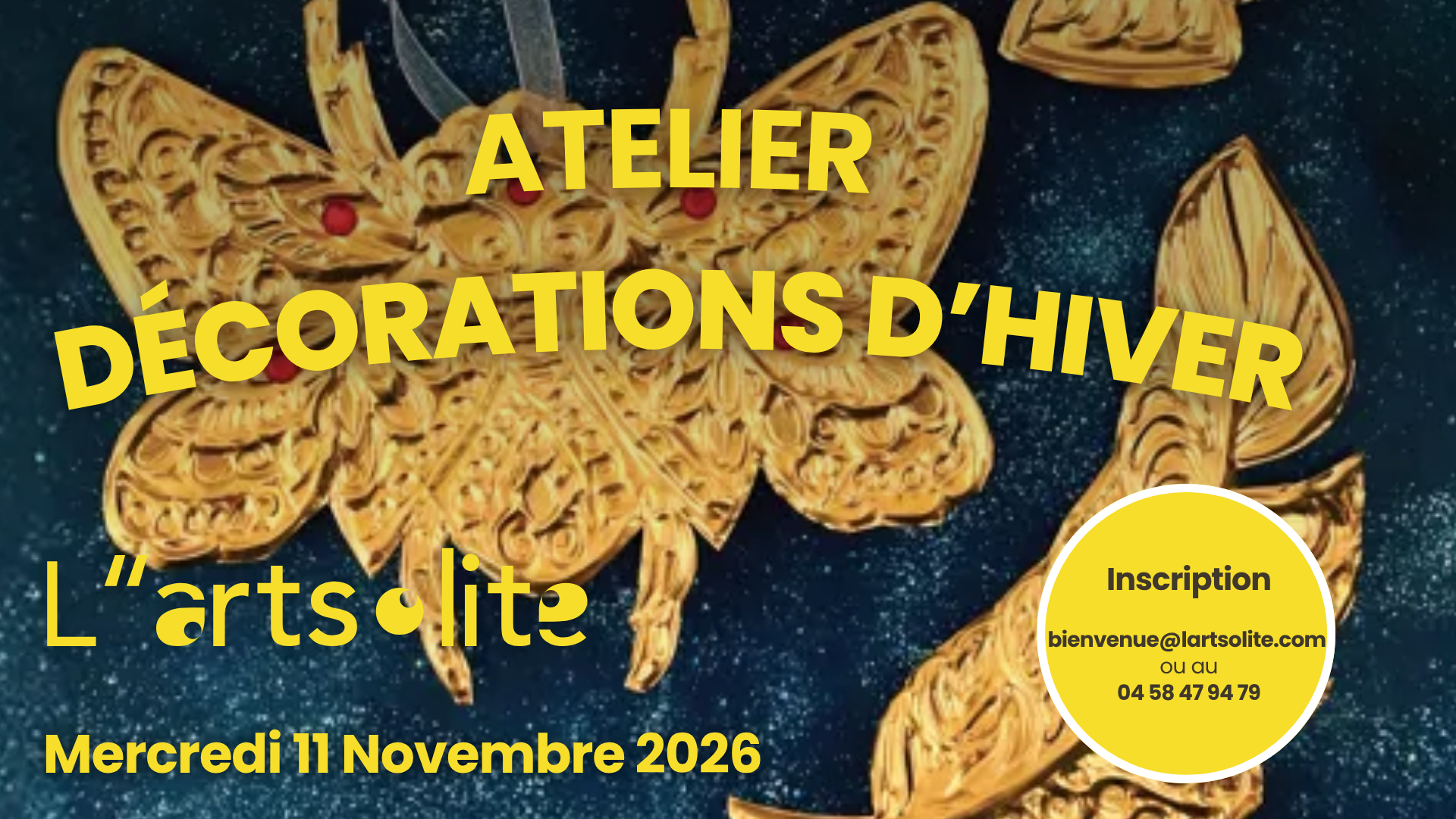 Atelier Décoration d'hiver - Loisirs créatifs !_Saint-Jean-en-Royans