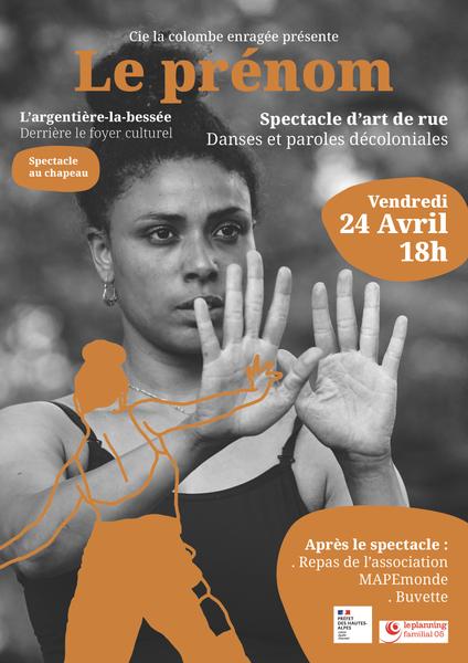 Spectacle d'art de rue 'Le prénom'