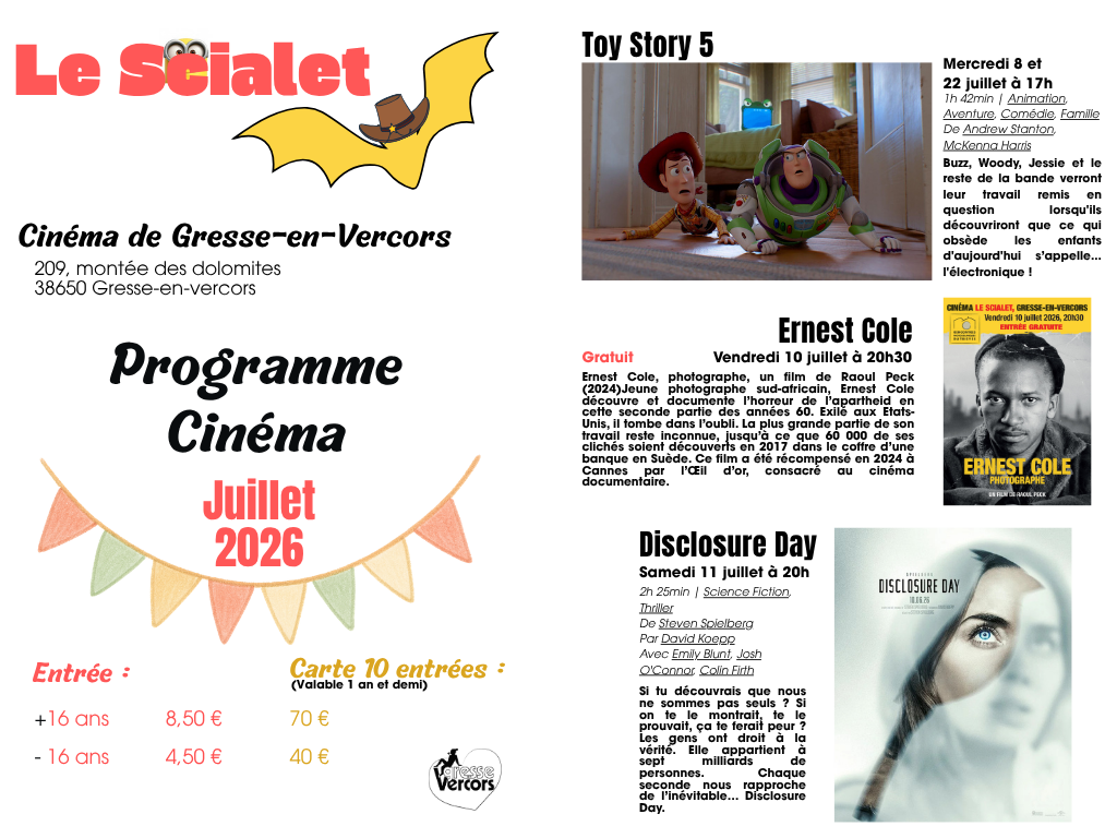 Cinéma - Programme Juillet 2026_Gresse-en-Vercors