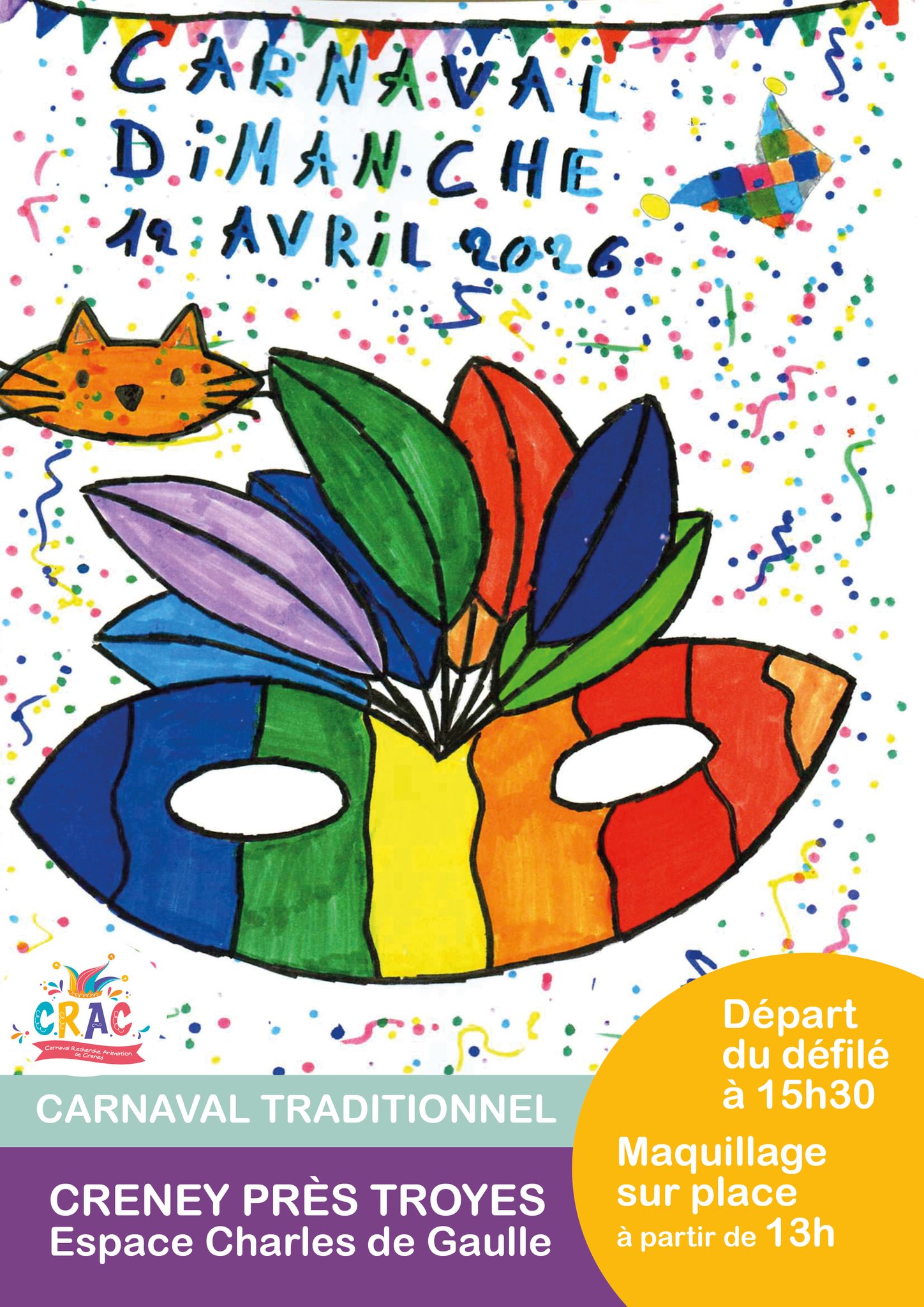 Carnaval Traditionnel de Creney — visuel événement