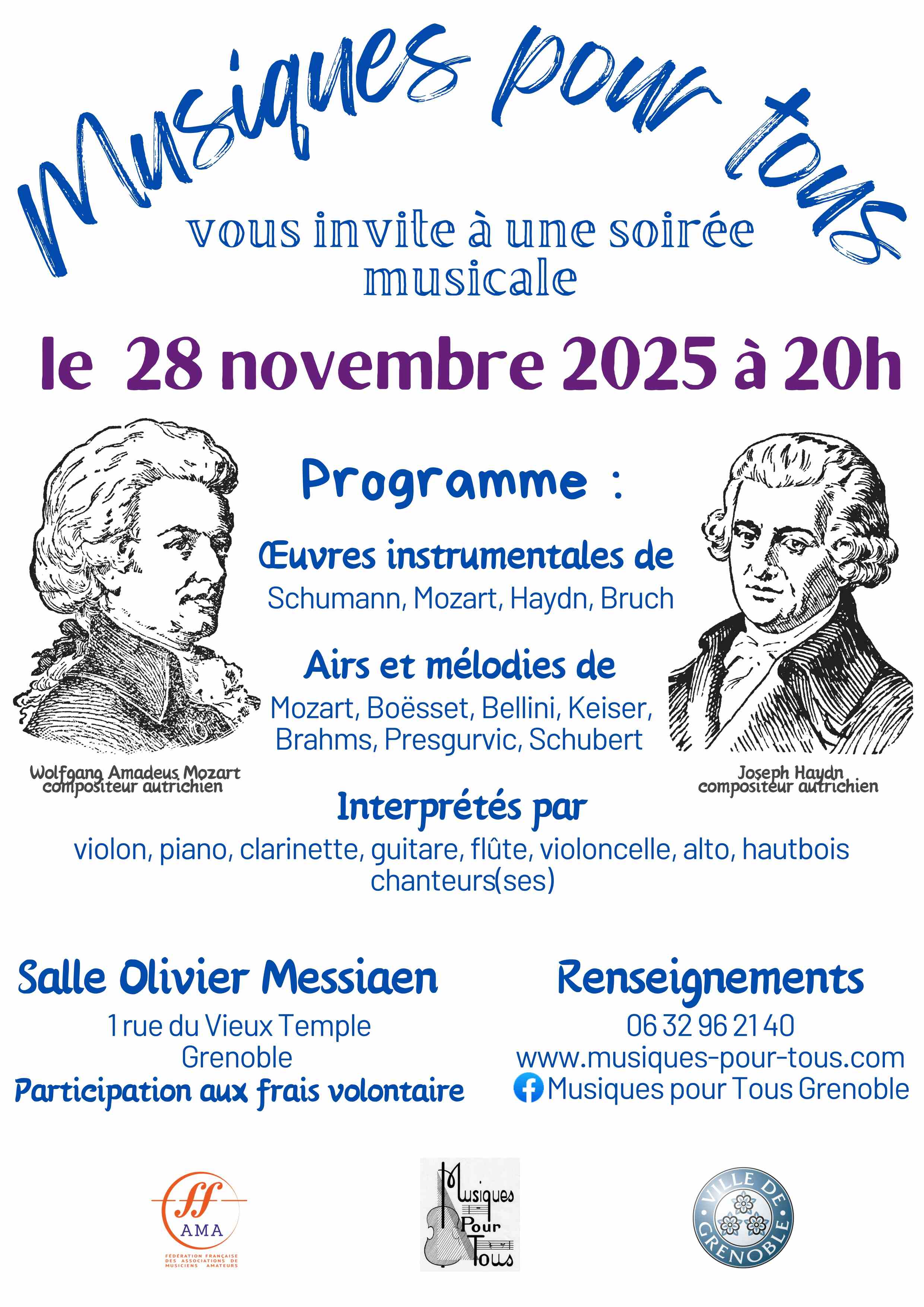 Concert du 28 novembre