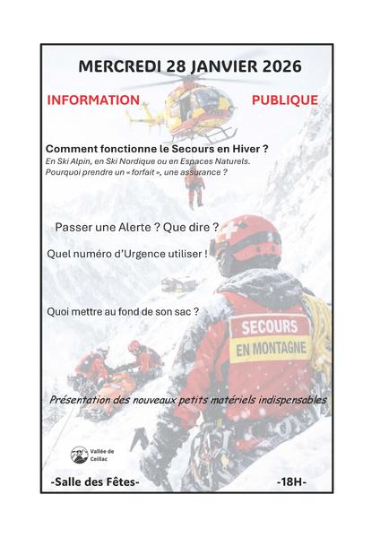 Que faire en cas d'incident en montagne ?_Ceillac - © Comité Animations Ceillac