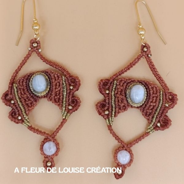 A Fleur de Louise - boucle d'oreille