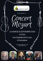 Concert à la chapelle Saint Loup Le 21 sept 2024