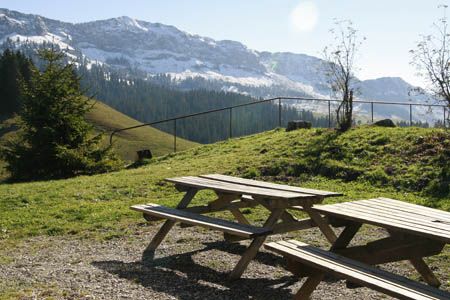 Vue Gite Plateau des Glières