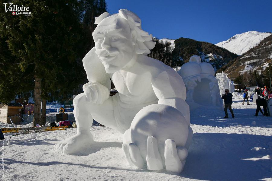 Concours international de Sculpture sur Neige_Valloire