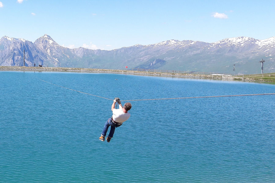 Valloire - Tyrolienne de l'Aigle