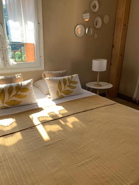 Gîte Le Doudou d'Anathéo-Lit double-Roquebillière-Gîtes de France des Alpes-Maritimes