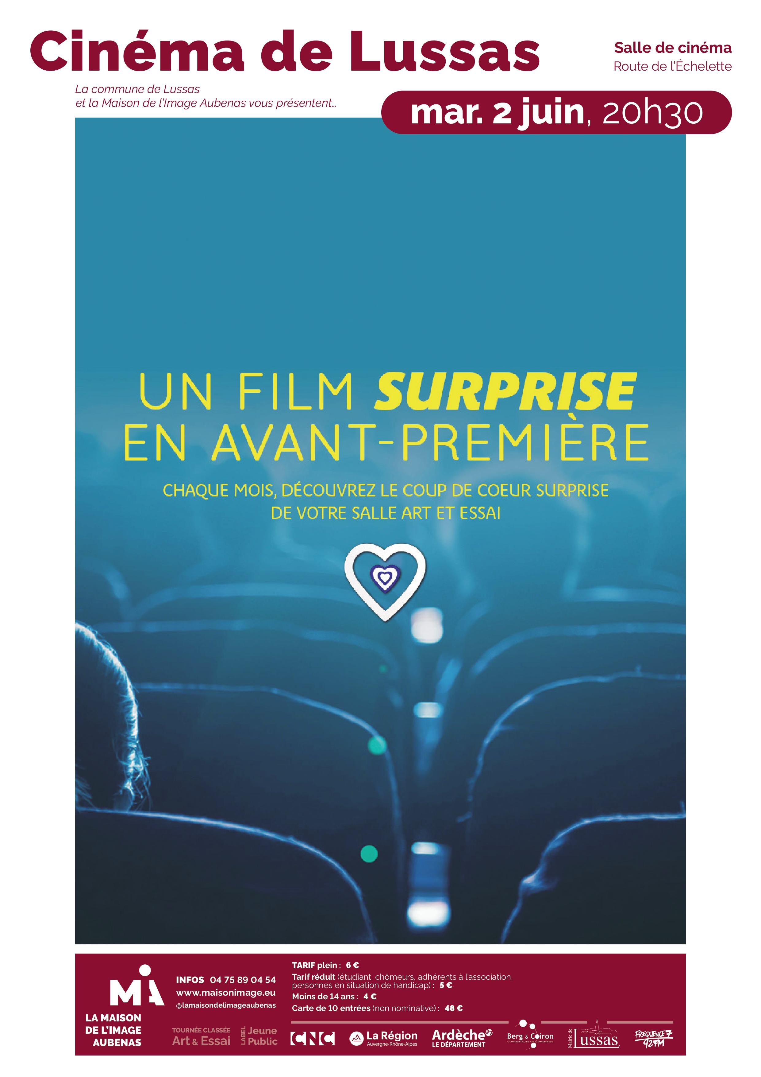 Coup de coeur: film surprise en avant première