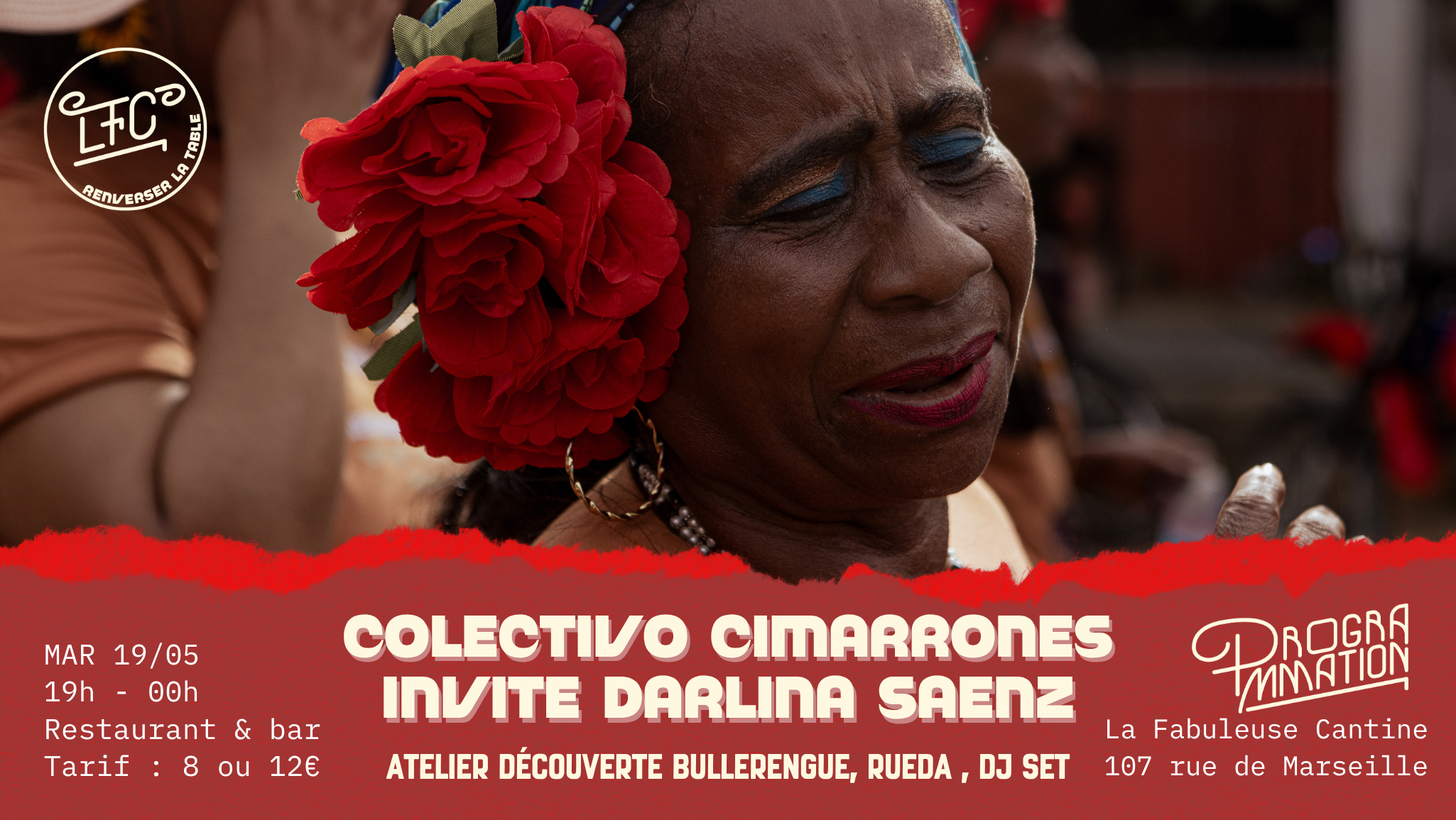 Colectivo Cimarrones invite Darlina Saenz - Bullerengue, rueda & Dj set