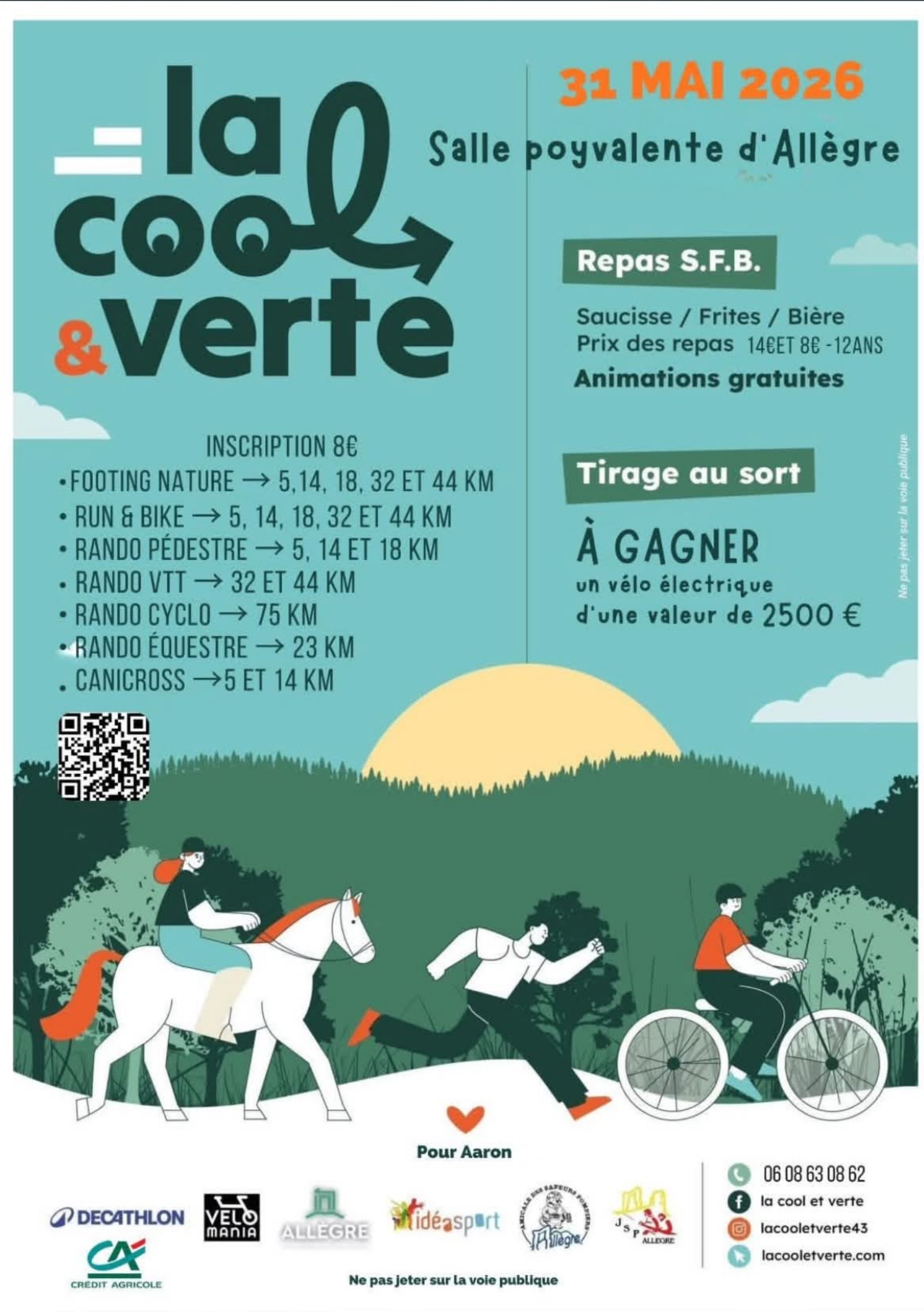 « La Cool & Verte », journée sportive à Allègre