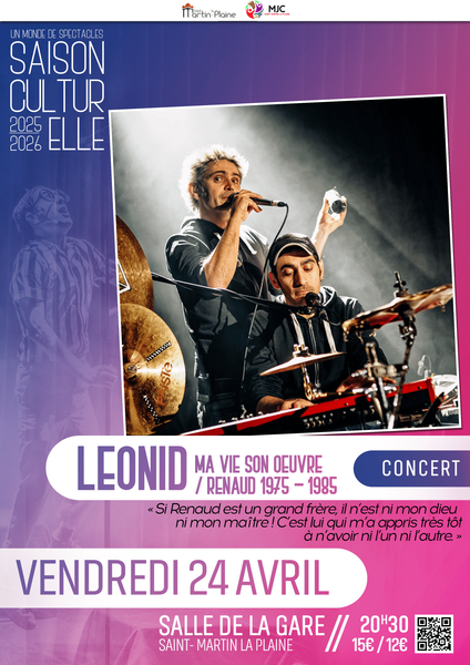 Saison Culturelle SMLP 2025-2026 -Léonid