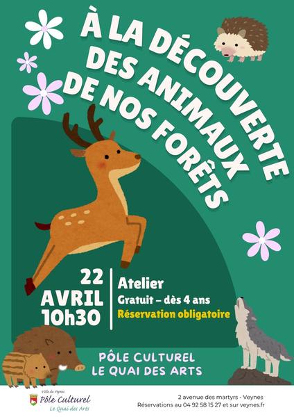 A la découverte des animaux de nos forêts