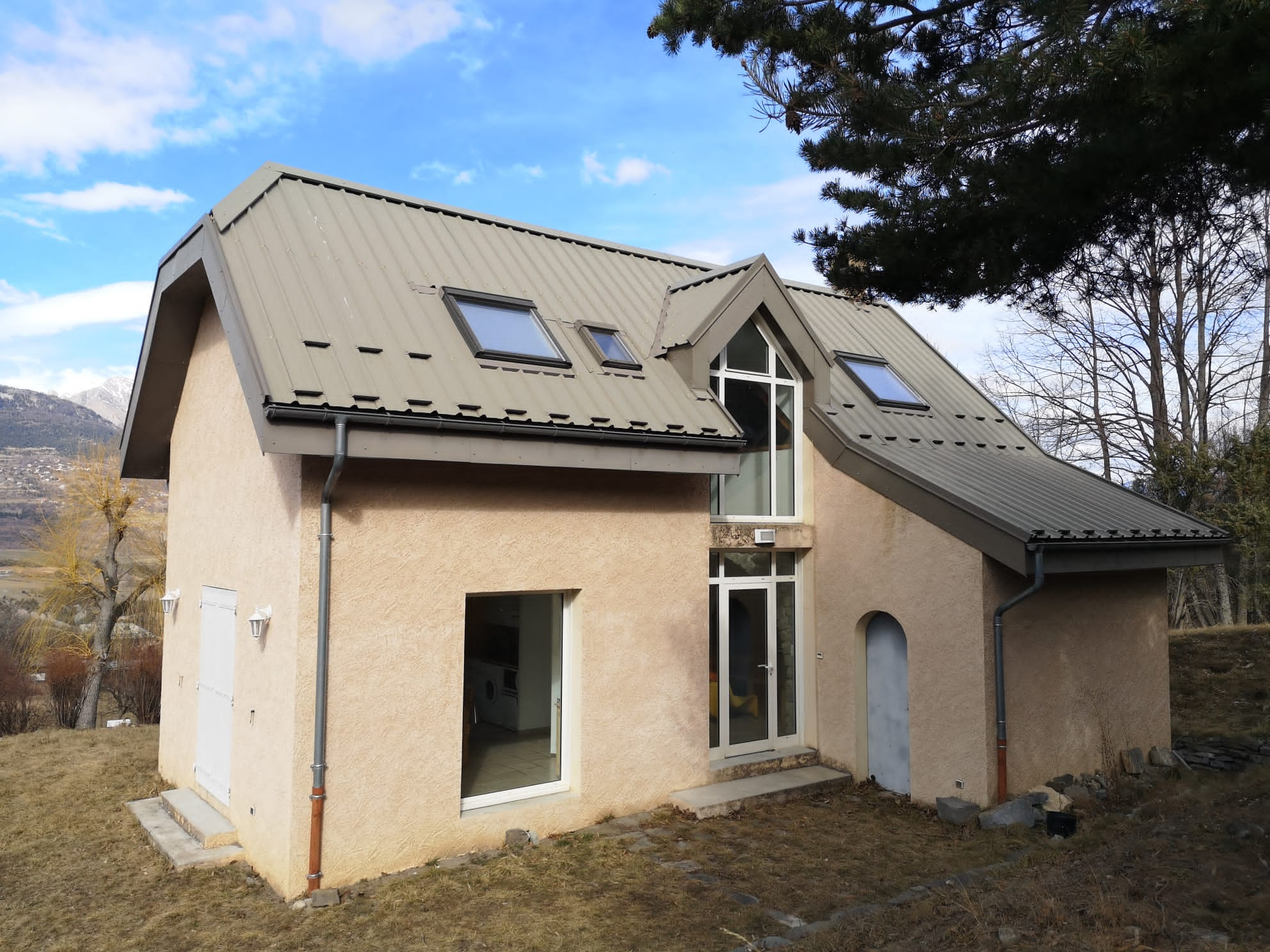 Maison vue de l'extérieur