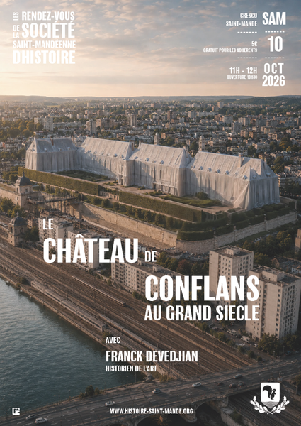 Affiche conférence château de Conflans 