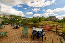 Terrasse chambre vue Point Sublime