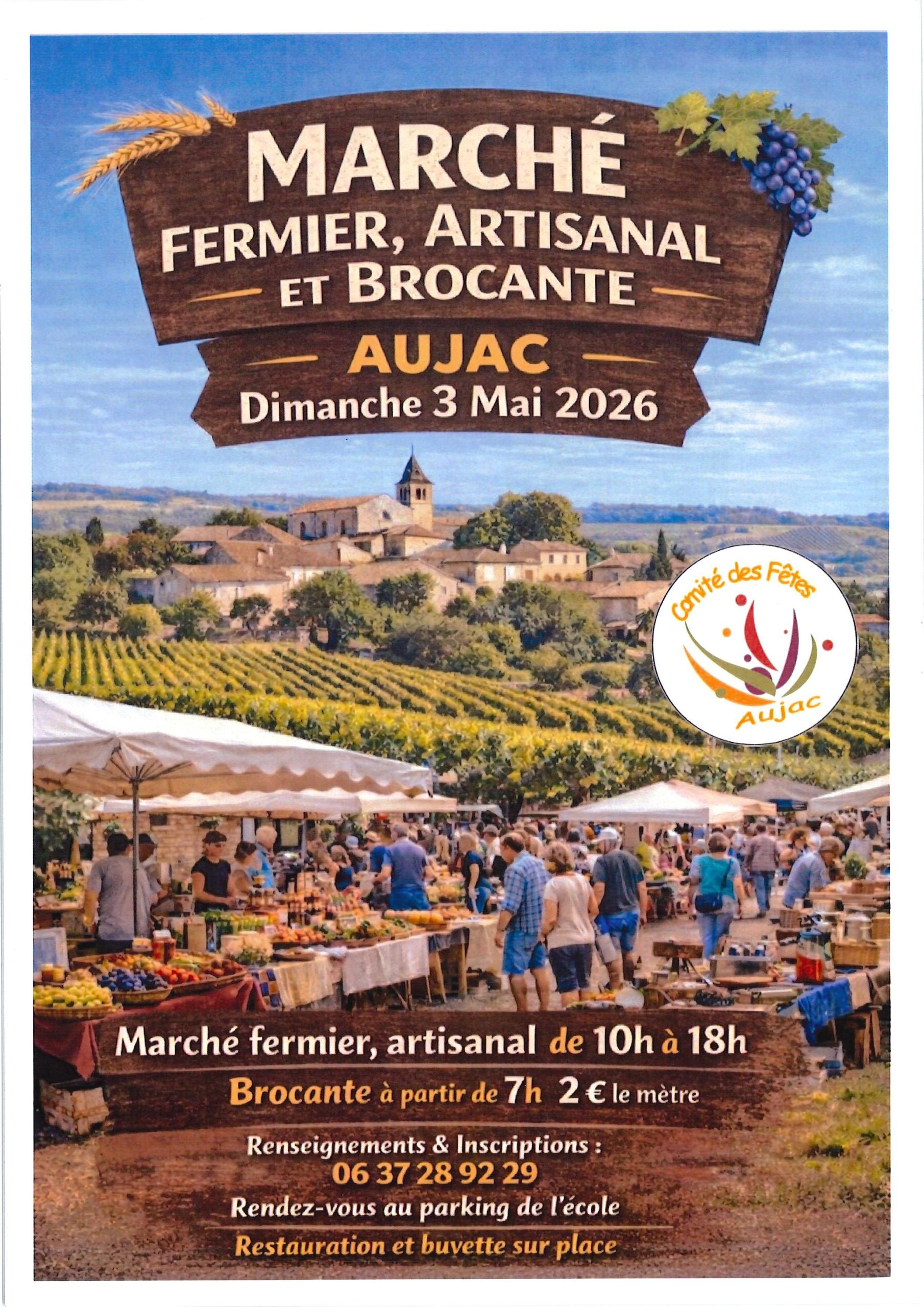 Marché fermier, artisanal et brocante