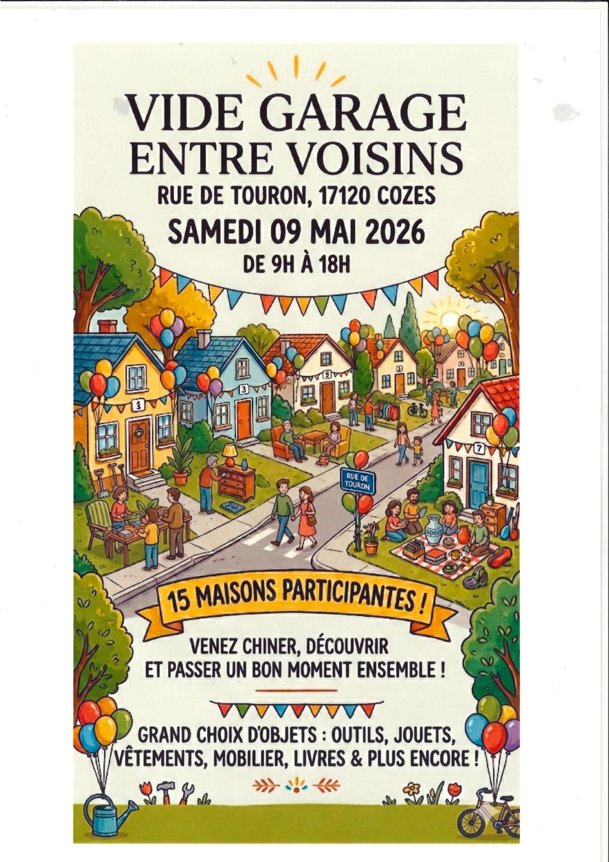 Vide garage entre voisins