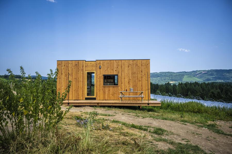 Lodge en bois 2 personnes -le domaine du coq en pat