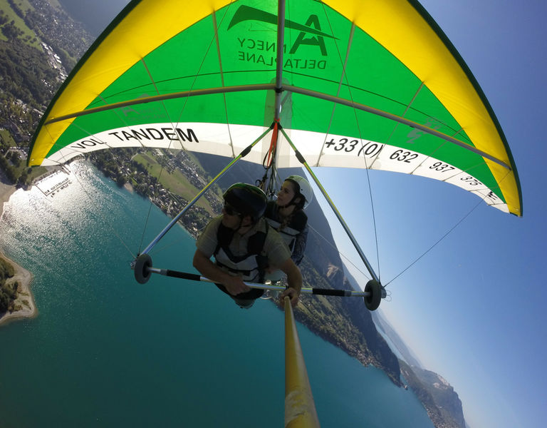 Vol biplace Doussard Annecy Deltaplane