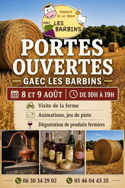 Portes ouvertes à la ferme Les Barbins