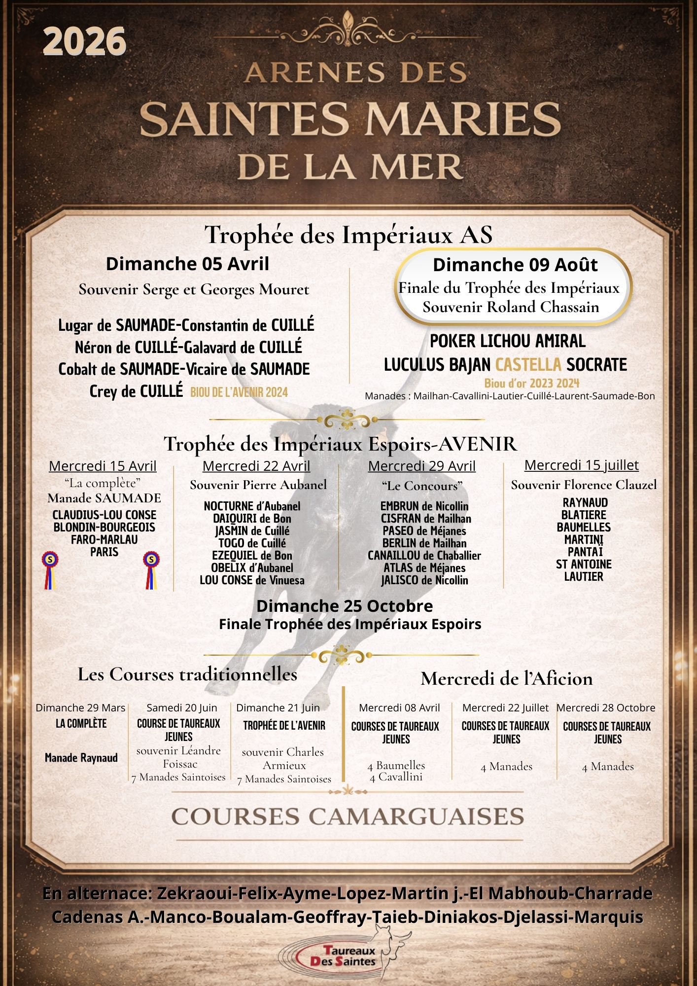 Course camarguaise de Taureaux Jeunes