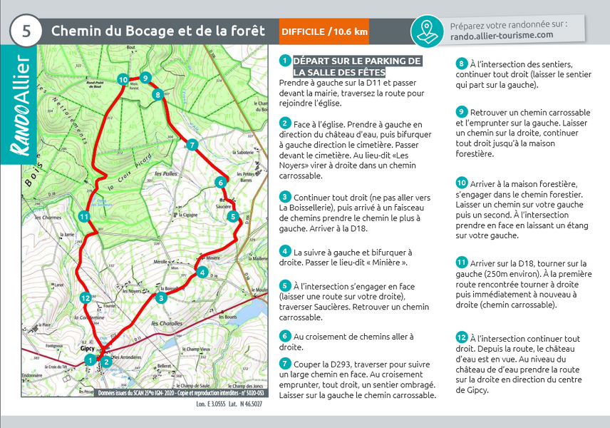 Fiche rando Bocage et forêt Gipcy 2024