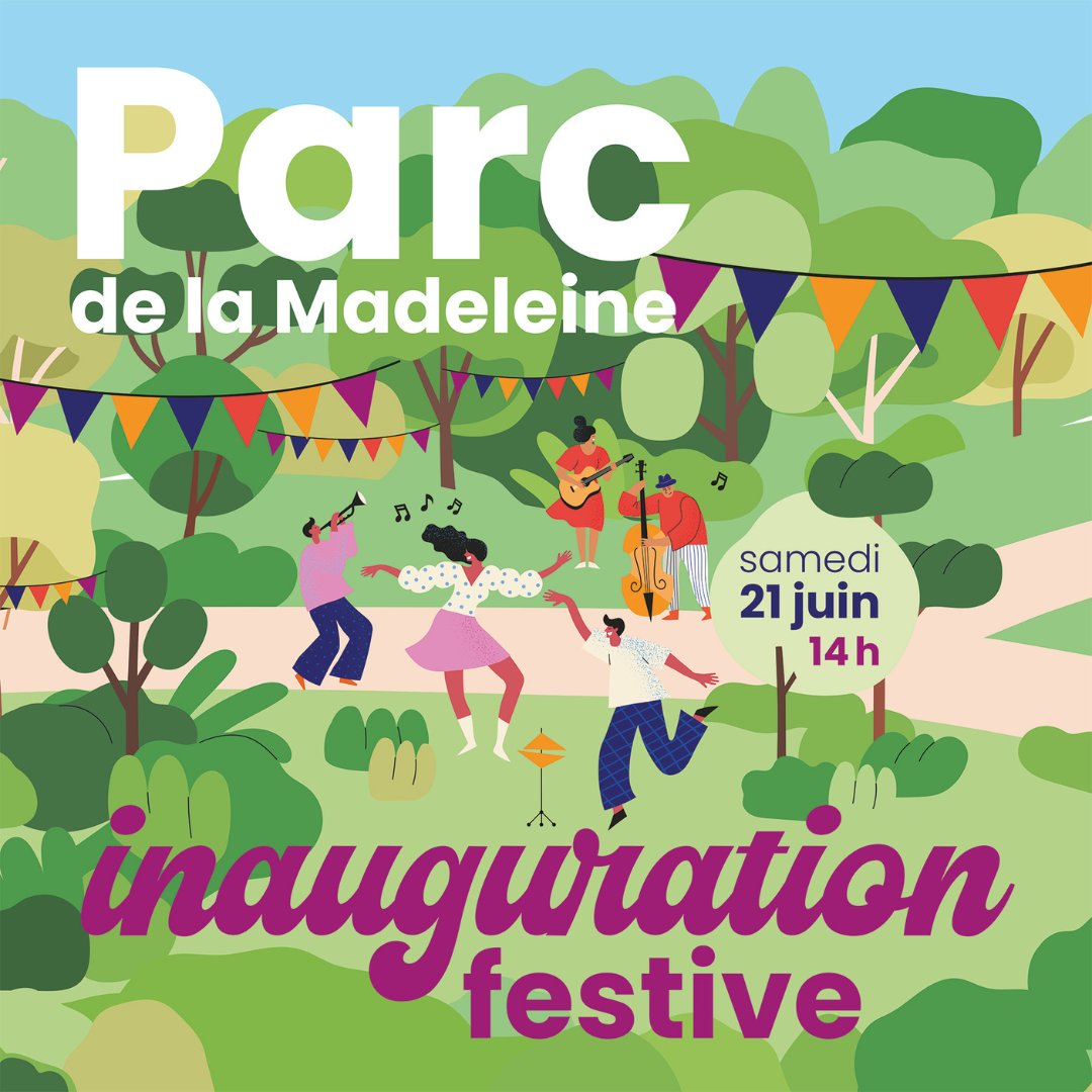 Visuel Inauguration festive du Parc de la Madeleine_Bourg-en-Bresse