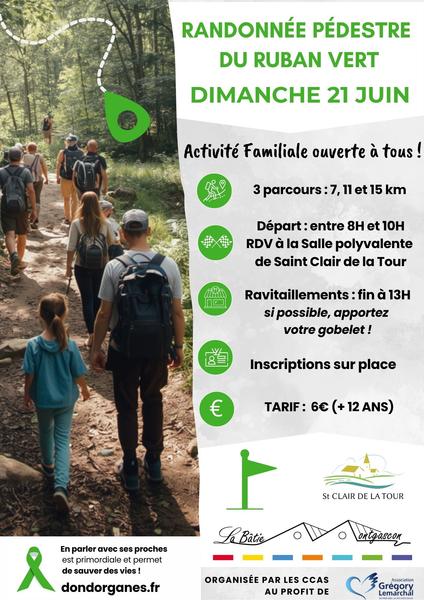Randonnée pédestre du ruban vert