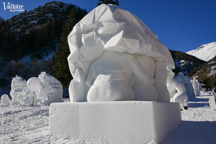 Concours international de Sculpture sur Neige_Valloire