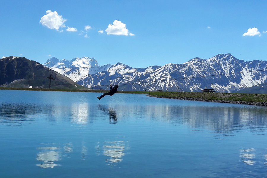 Valloire - Tyrolienne de l'Aigle
