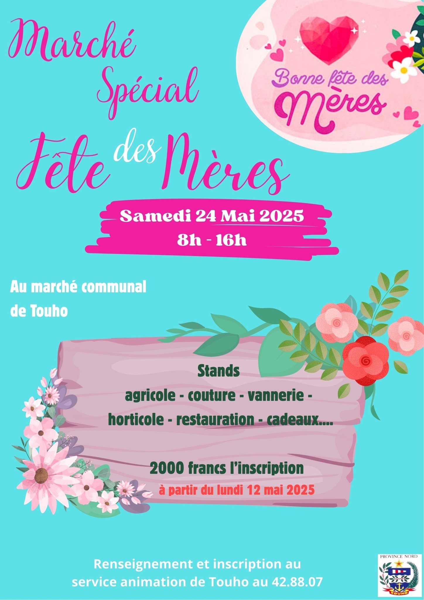 Marché spécial Fête des Mères à Touho