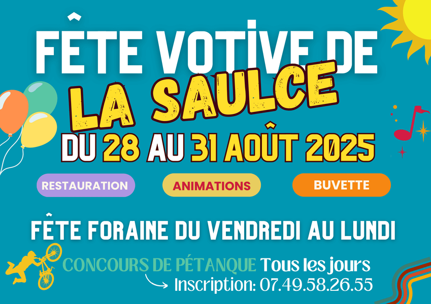 - © Fête de La Saulce 2025 - © Fête de La Saulce 2025