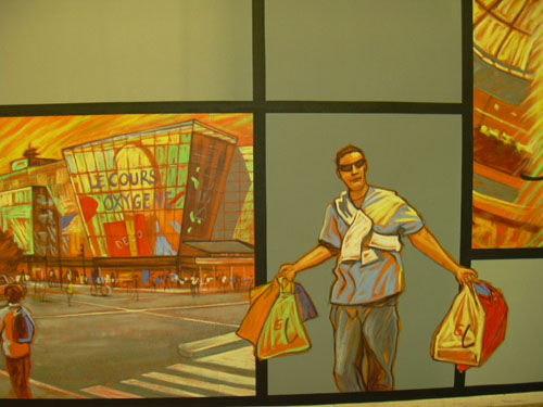 Fresque du Quartier de la Part-Dieu