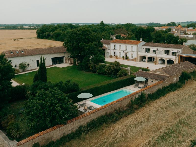 Vue du Prieuré de Chervettes