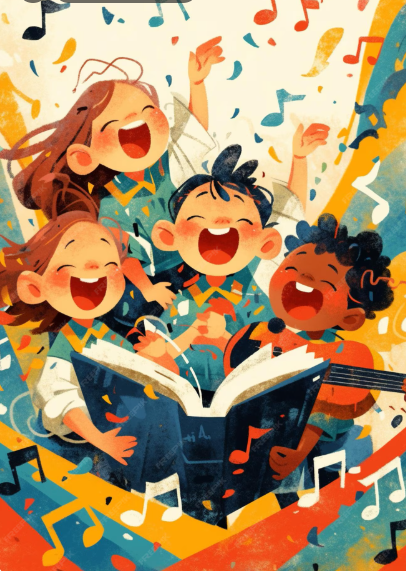 Chorale Intergénérationnelle avec les enfants du centre de loisirs_Cavalaire-sur-Mer