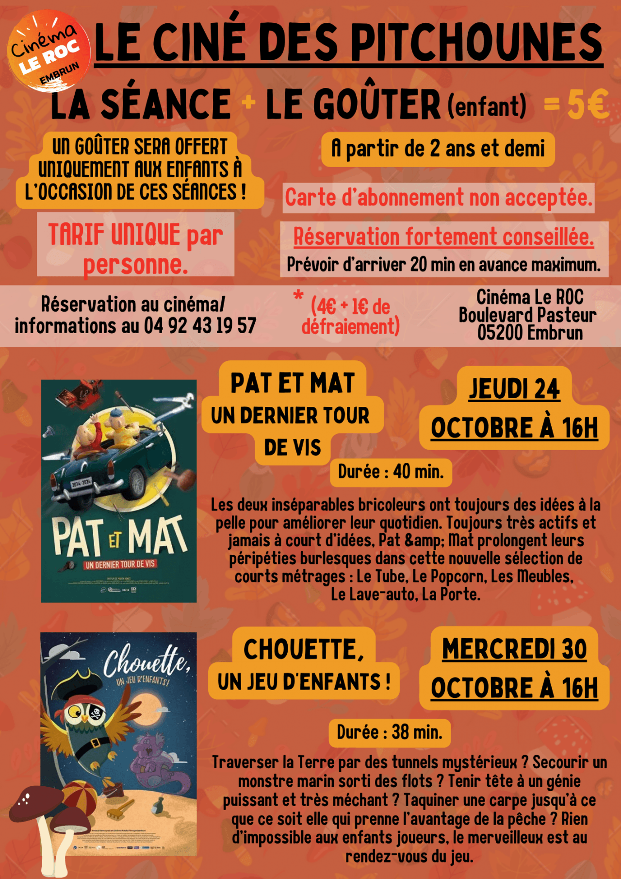 Le ciné des pitchounes : Pat et Mat